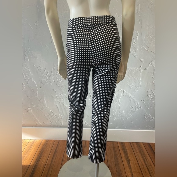 Jules & Leopold Black and White Patterned Straight Leg stretch hot Pants Sz M - Picture 3 of 9